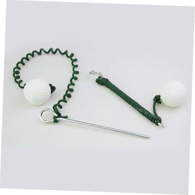 YARNOW Fly Rope Ball Golf Swing Trainer with Practice Rope for Skill Improvement Outdoor and Indoor Swing Practice Aid Convenient Warm-up Tool for Golfers