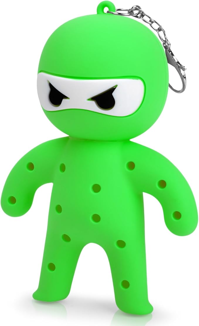 Golf Tee Holder, Ninja Portable Funny Golf Tees Holder Keychain Golf Gift Golf Accessories for Men & Women