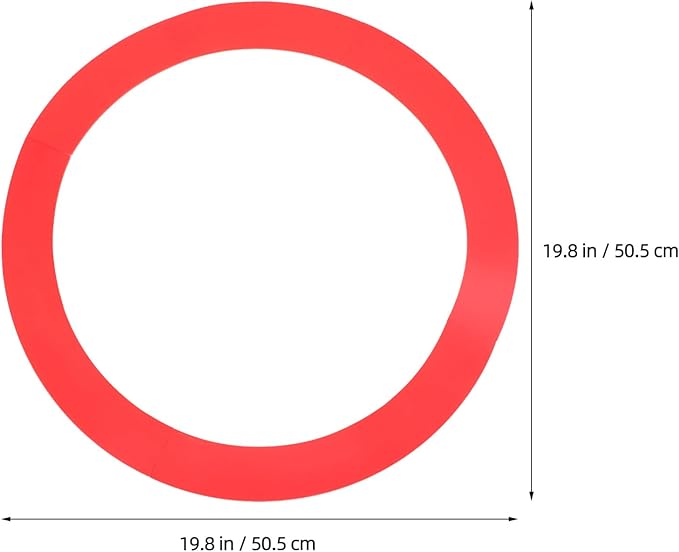 Happyyami Golf Target Circles Putting Trainer Golf Putting Aid Golf Chipping Practice and Putting Practice Red