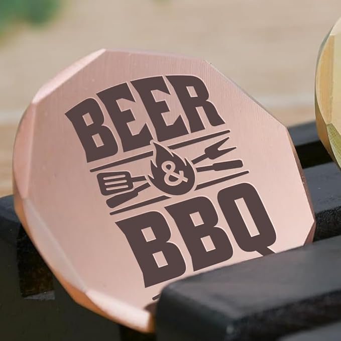 Genco Custom Laser Engraved Golf Ball Marker - Bevelled Milled Edge Golf Ball Markers - Fully Customizable with Custom Logos and Texts- Perfect Golf Accessories for Men