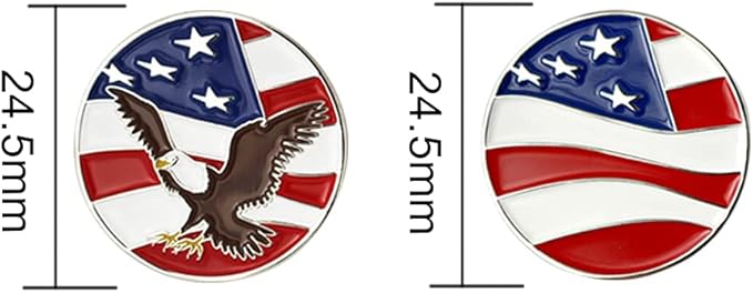 Golf Ball Markers Assorted Patterns Value Pack of 12 Golf Gifts, Golf Cap Clips and Divot Repair Tools Parter Accessories Sets for Men Women Golfer