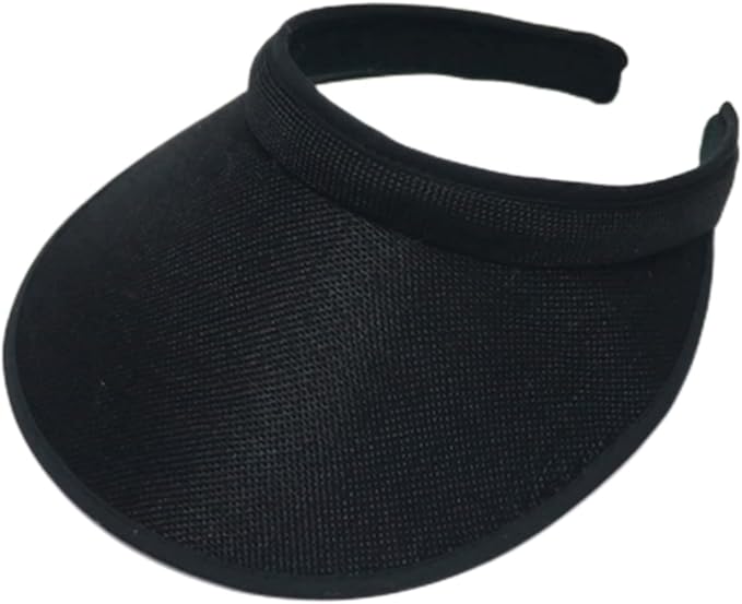 Cloth Covered Slip-On Visor for Women, Adjustable Cap Sports Sun Visors for Men