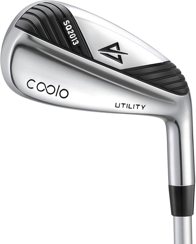 COOLO Golf Driving Iron for Average Golfers, More Control Off The Tee, Individual 1/2/3/4 Utility Iron, Men Right&Left Handed.