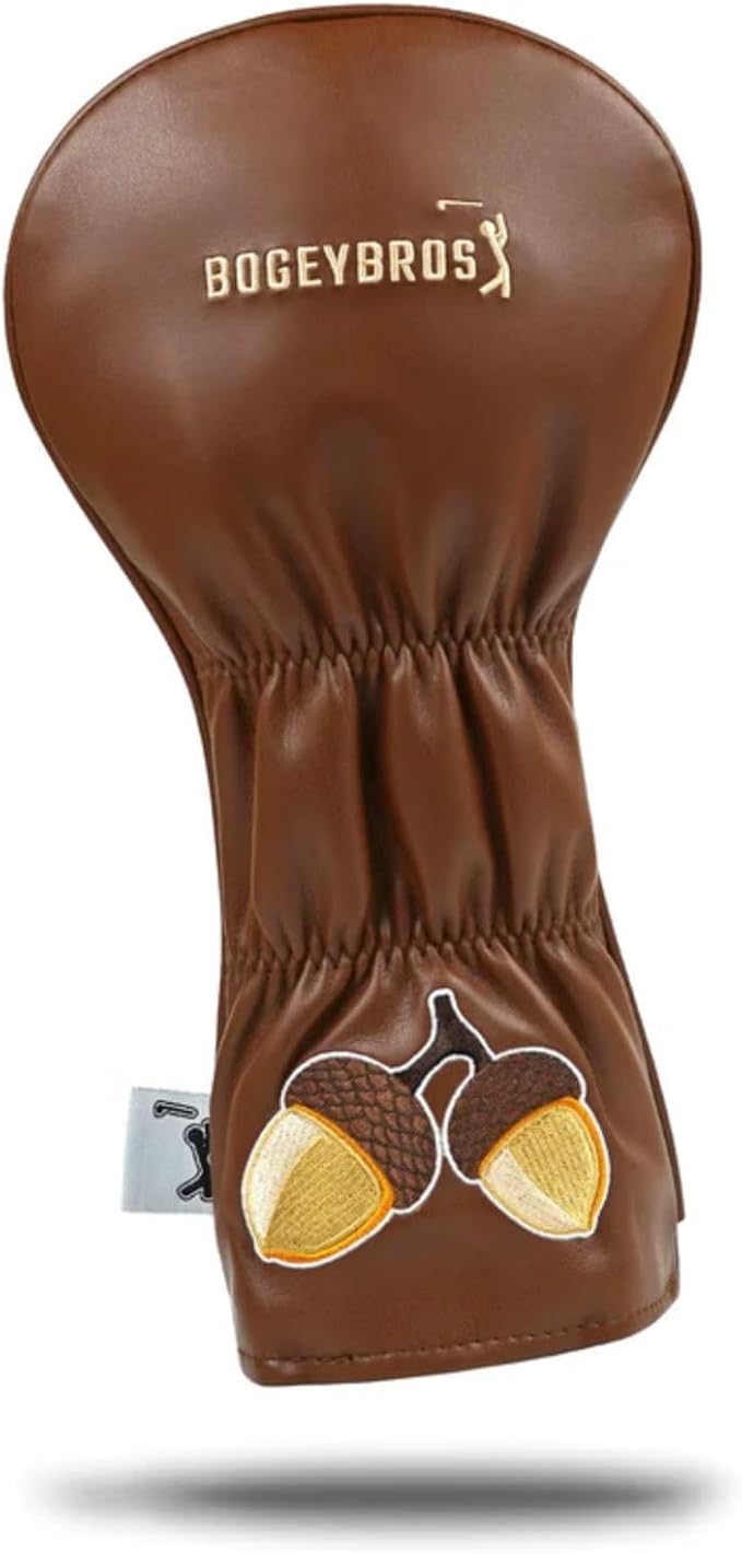 Bogey Bros Headcover - Novelty Golf Headcovers – Funny Golf Head Covers, Driver Cover for All Weather Use, Funny Golf Club Covers with Elastic Necks & Embroidered Designs