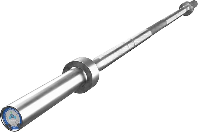 Rage Fitness Olympic Training Barbell – 6FT 15LB (300LB Capacity) OR 7FT 45LB (1500LB Capacity) – Home & Commercial Gym Weightlifting Bar for Squats, Deadlifts, Bench Press & Strength Training