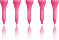 Wooden Golf Tees 3-1/4", 2-3/4", 1-1/2" Available,100 Count (Natural Color, White, Black, Blue, Red, Pink)