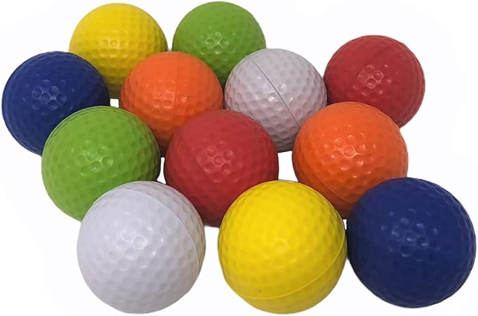Pandy's Toy Box Foam Practice Golf Balls - Colored Soft Golf Balls