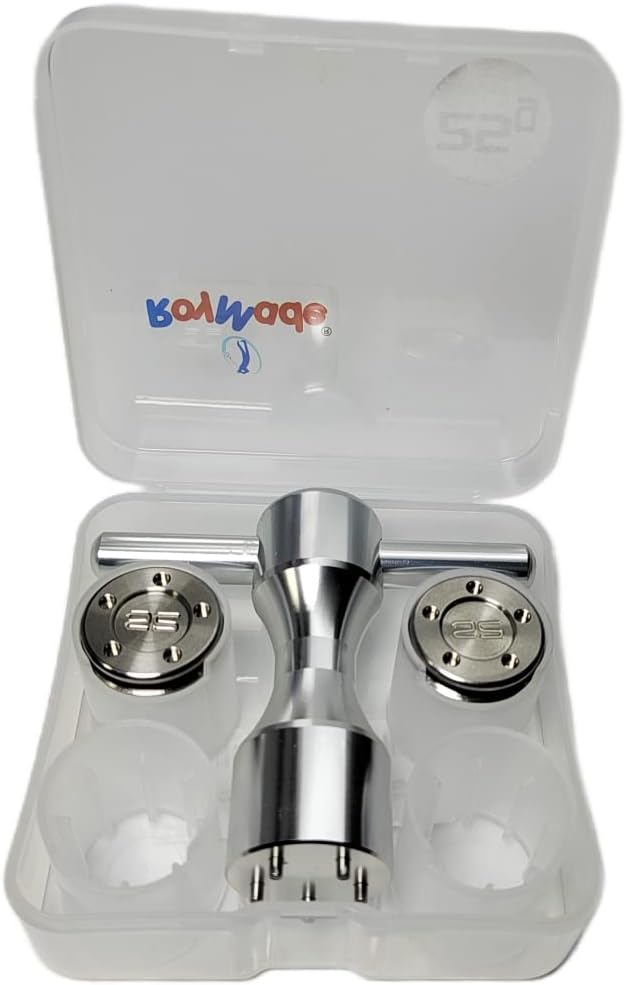 ROYMADE Golf Putter Weights 2pcs 5g/10g/15g/20g/25g/30g/35g/40g/45g with Wrench Kit Set Compatible with Titleist Scotty Cameron Putter Golf Accessory (2pcs 25g+Wrench)