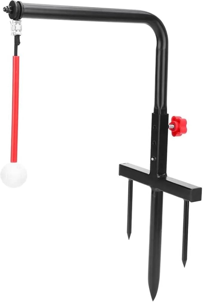 Golf Swing Trainer - Improve Accuracy, Power, and Consistency - Easy to Practice Golf Swing - Set Up and Use Anywhere - Portable Golf Training Aid for Beginners & Pros