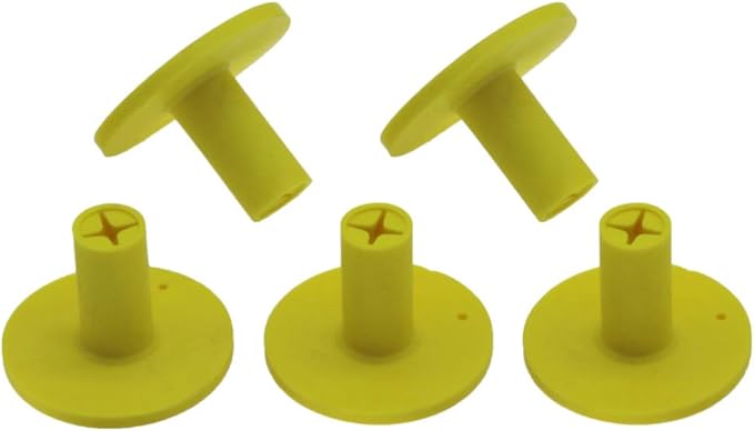 Golf Rubber Tee Holder Set for Golf Driving Range Tee Practice Tool Pack of 5