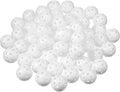 Tradder 120 Pcs 42mm Practice Golf Balls Hollow Sports Golf Training Balls Multicolor Plastic Golf Balls for Backyard Indoor Outdoor Driving Range Training Swing Practice