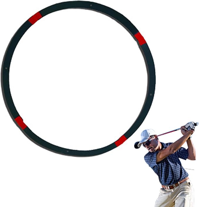 Precision Rings – Golf Chipping Circles, Putting Target Trainer | Flexible Visual Indicator Rings for Green Shot Control and Accuracy Practice, Lightweight Setup for Indoor Lawn Or Backyard Golf T