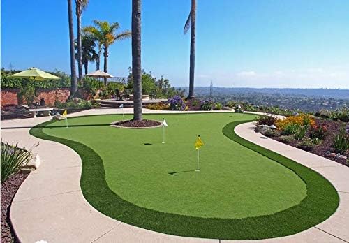 Pro Putting Green Golf Artificial Grass Turf 7FTX24FT， Indoor Outdoor Golf Training Mat, Synthetic Fake Grass for Baseball Football Gym Sports