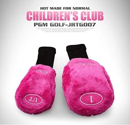 PGM Junior Golf Club Complete Set for Children Kids, 5 Golf Clubs with Stand Bag and 2 Headcovers for Boys & Girls, Right Hand