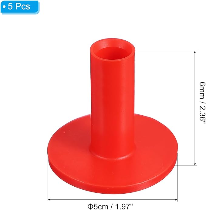 PATIKIL Rubber Golf Tees, Tall Practice Training Driving Range Tee Stable Ball Holder