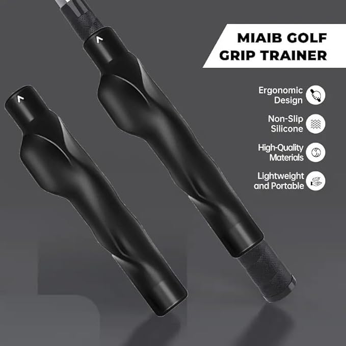 2Pack Golf Grip Trainer,Golf Training Aid Grip Trainer Club,Training Grip Right Hand, to Help Train Correct Hand Position