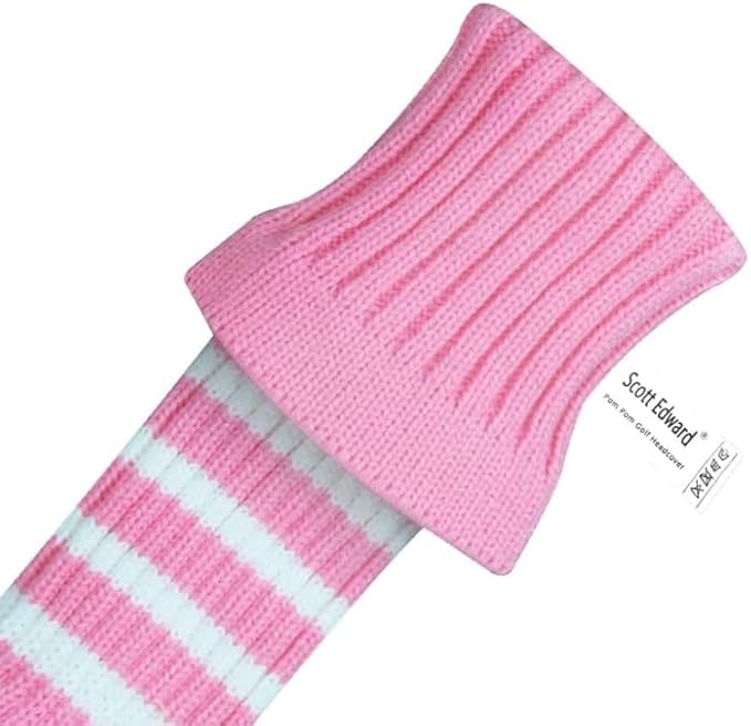 Scott Edward 1/3/4PCS Multi-Style Optional Individualized Knit Golf Club Head Covers, Driver Wood(460cc) Fairway Wood and Hybrid(UT)，for Male/Female Golfers,Custom