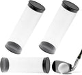 Clear Tube Golf Ball Storage Case, 3 Pack Golf Ball Display Cases Barrel Clear Tubes, Portable with Caps Golf Ball Cases for Home Store Display Use, Thickened Material, 1.8 Inches