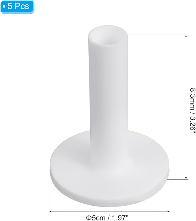 PATIKIL Rubber Golf Tees, Tall Practice Training Driving Range Tee Stable Ball Holder