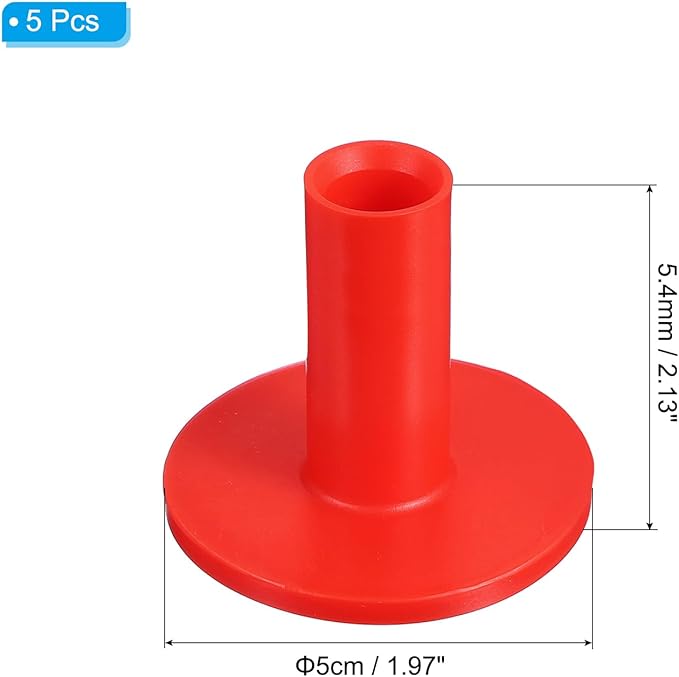 PATIKIL Rubber Golf Tees, Tall Practice Training Driving Range Tee Stable Ball Holder