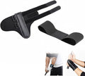 2 Pack Golf Swing Training Aid with Arm Band and Wrist Strap, Black Golf Training Kit for Muscle Memory Development, Wrist Angle Correction, Beginner Golfers Practice Equipment