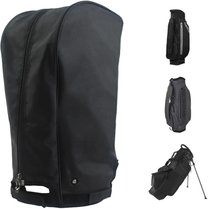 Golf Bag Cover/rain Cover Durable 1680D Nylon Waterproof and dust Cover fits Most 8.5-9 inch Golf Bag/Golf Stand Bag,Golf Gift for Man/Woman Golfers