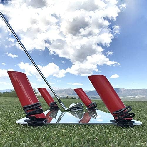 Golf Swing Training Aid Improve Your Swing Rotate and hit The Golf Ball to Practice Straight Fade and Draw line