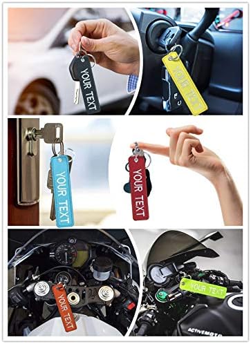 N A Custom Embroidery Keychain, Personalized Keychain 1 PC, Car Key Chains for Men Double Side, Cute Keychains for Women (Fabric)