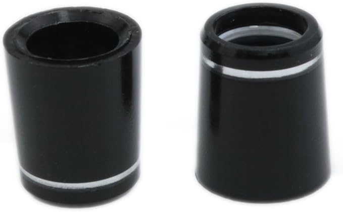 yukata Black Golf Club Ferrules 0.350inch Ring Tapered Ferrules Golf Club Parts for Most Brands of Irons and Carbon Clubs 10PCS