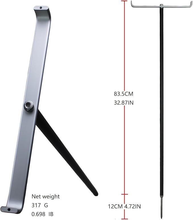 Golf Bag Stand Attachment, Combining Three Major Functions, it can Stand up Golf Bags, Golf Clubs, and Pick up Balls.