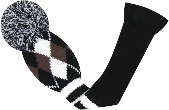 Scott Edward Knit Golf Head Covers for Woods Set of 3 Fits Well Driver(460cc) Fairway Wood and Hybrid(UT) The Perfect Change for Golf Bag