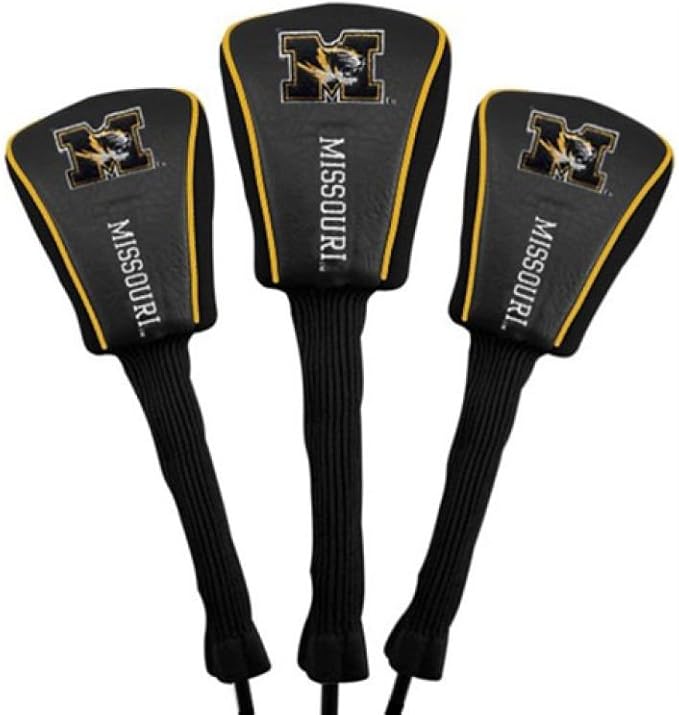 Team Golf NCAA Numbered 1, 3, & X, Fits Oversized Drivers, Utility, Rescue & Fairway Clubs, Velour Lined for Extra Club Protection