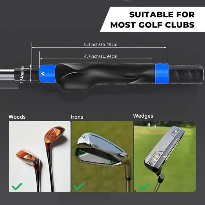2Pack Golf Grip Trainer,Golf Training Aid Grip Trainer Club,Training Grip Right Hand, to Help Train Correct Hand Position