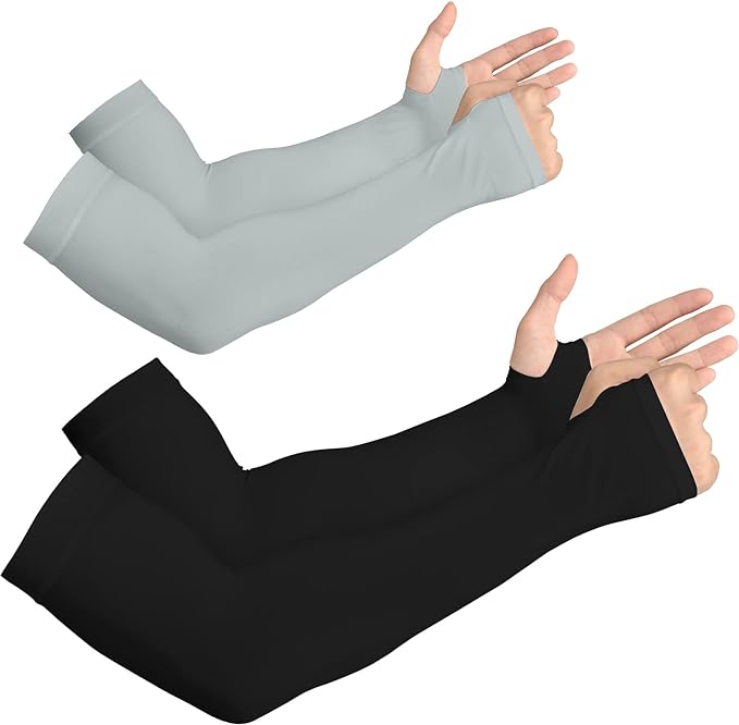 YESLIFE UV Sun Protection Arm Sleeves for Men & Women, UPF 50 Cooling Sports Sleeve