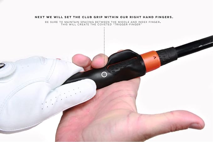 Links Golf Grip Trainer LH/RH Attachment for Improved Hand Positioning on Golf Club - Golf Swing Trainer