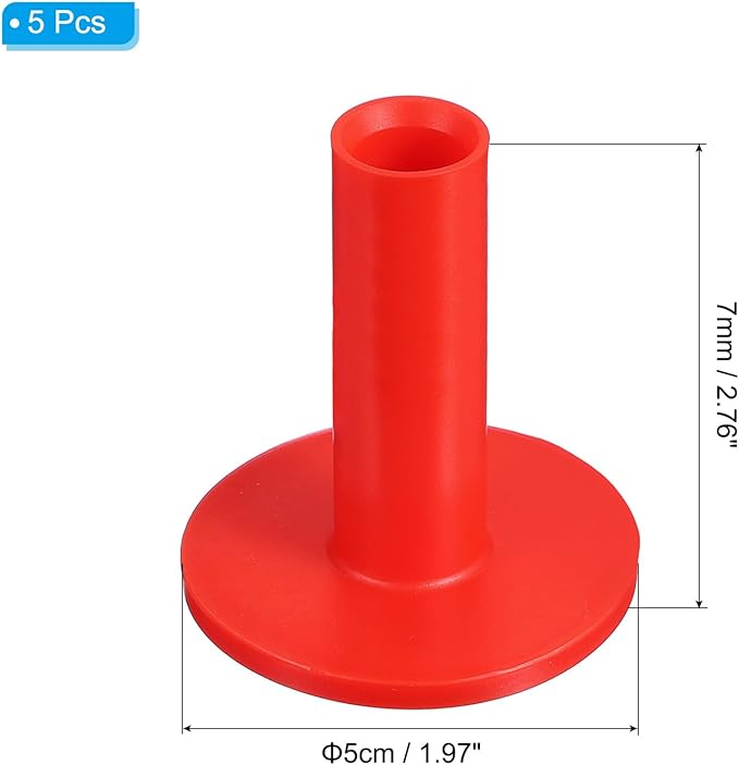 PATIKIL Rubber Golf Tees, Tall Practice Training Driving Range Tee Stable Ball Holder