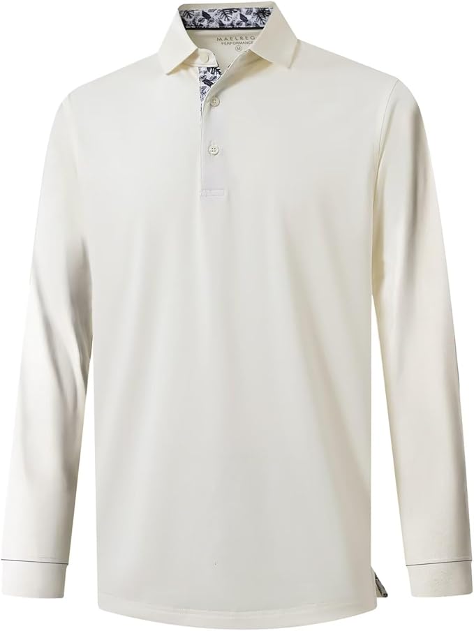 Mens Polo Shirts Short and Long Sleeve Casual Solid Stylish Dry Fit Performance Designed Collared Golf Polo Shirts for Men