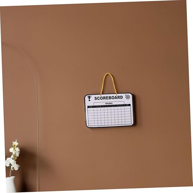 VICASKY 2pcs Boys and Scoreboard Double-Sided Dry Erase Board for Score Tracking Lightweight and Portable Golf Training Tool for Indoor and Outdoor Use