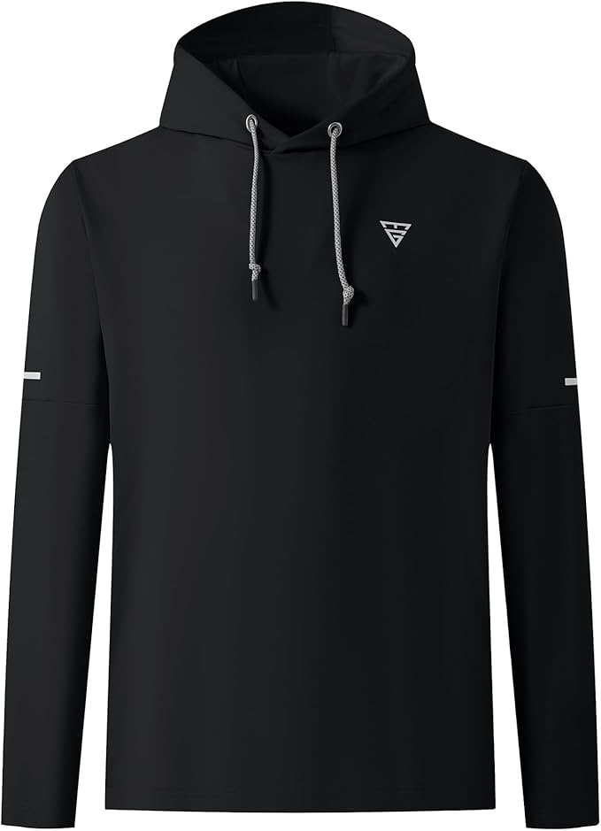 Hoodies for Men Golf Fleece Hooded Sweatshirts Dry Fit Athletic Lightweight Casual Midlayer Mens Hoodies Pullover