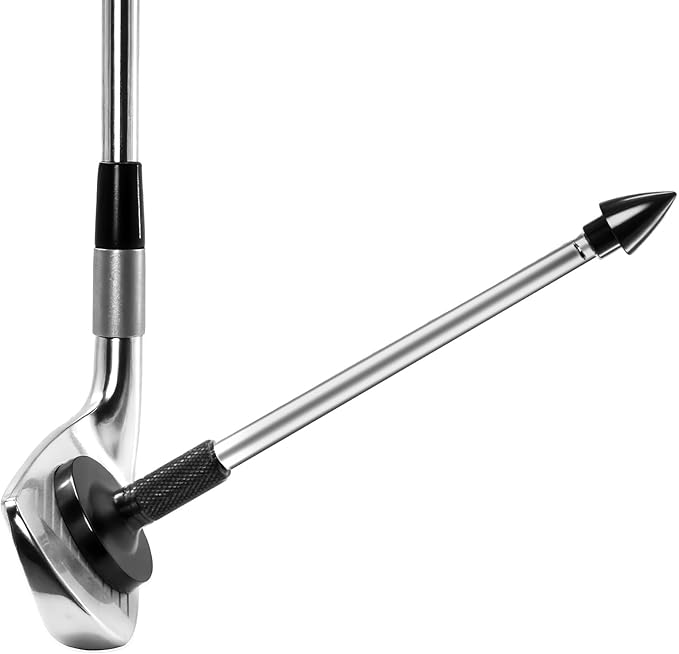 THE GOLFER STORE Golf Alignment Rods, Golf Club Alignment Stick Corrector Magnetic Golf Swing Trainer Aid Help Visualize and Align Your Golf Shot Length Adjustments