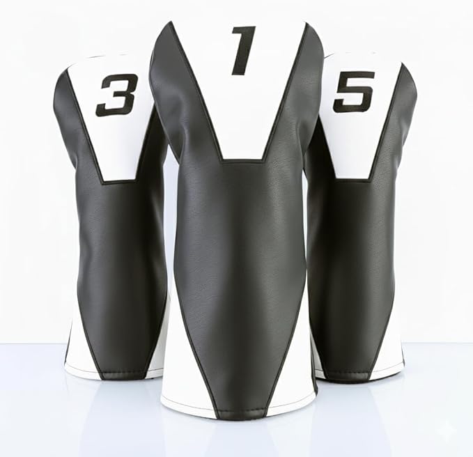 Single Headcover, Easy Slip-On Easy-Off Golf Club Headcover, Fleece Lined Interior, Water Resistant and Durable Shell, Individual Retail Sport Pack