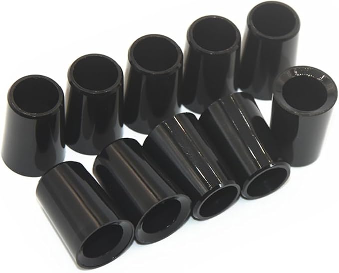 10pcs.370 Golf Ferrules High Grade Tapered Black Ferrule Caps for Golf Hybrid Wedge Iron Shaft 9.3 * 20 * 13.6mm