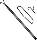 Carbon Fiber Disc Golf Retriever Pole Telescoping Disc Golf Retriever Telescopic Disc Golf Tool with Hook Retrieving Device for Outdoor Sports 13FT