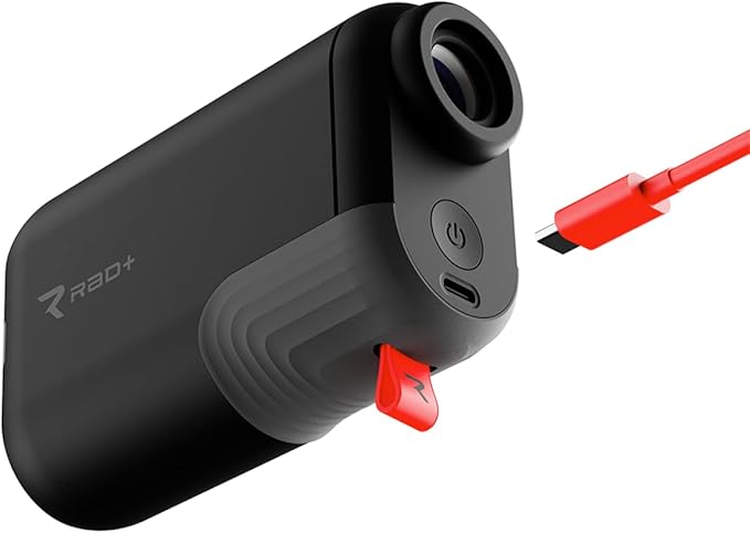 Lazer+ Golf Range Finder, Smart Slope Control, Integrated GPS, Magnetic Mount, 1300 Yards, FBC Distances, 42,000+ Courses Pre Loaded, Find My Device, Pin Lock Assist, Tournament Legal, Waterproof
