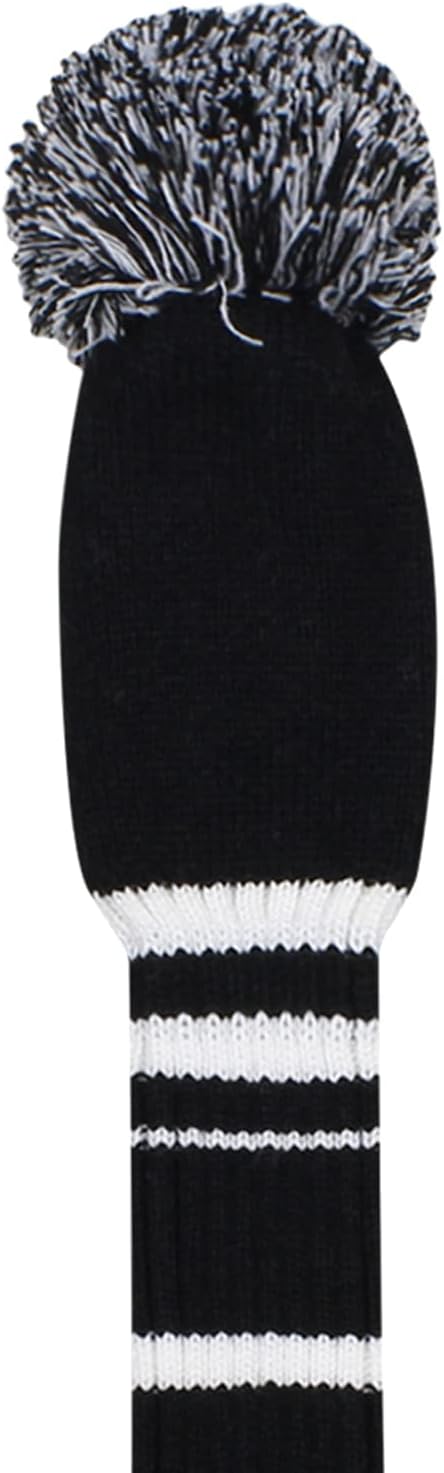 Scott Edward 1/3/4PCS Multi-Style Optional Individualized Knit Golf Club Head Covers, Driver Wood(460cc) Fairway Wood and Hybrid(UT)，for Male/Female Golfers,Custom