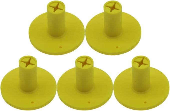 Golf Rubber Tee Holder Set for Golf Driving Range Tee Practice Tool Pack of 5