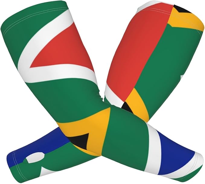Cute Flag Arm Sleeves Cooling Sun Protection Sports Flag Sleeves for Men Women