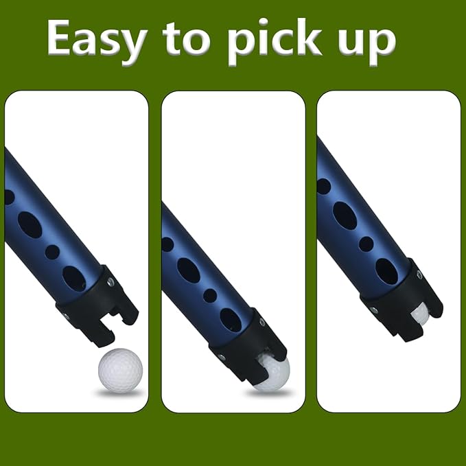Golf Ball Retriever, Aluminum Golf Ball Picker Upper Tube