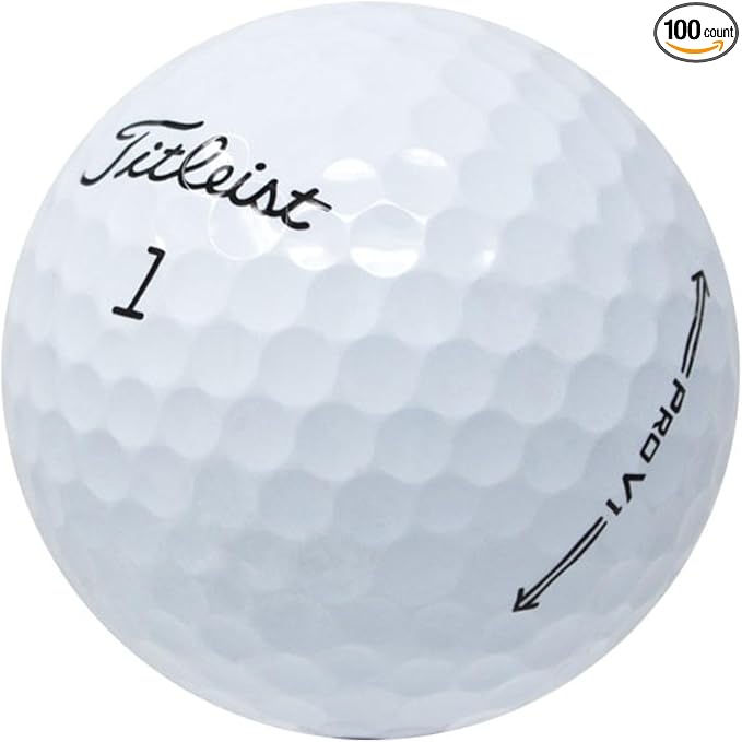 LostGolfBalls - Titleist Pro V1 Golf Balls in Good Condition, AAA Quality, Recycled Used Golf Balls, On The #1 Ball in Golf, White
