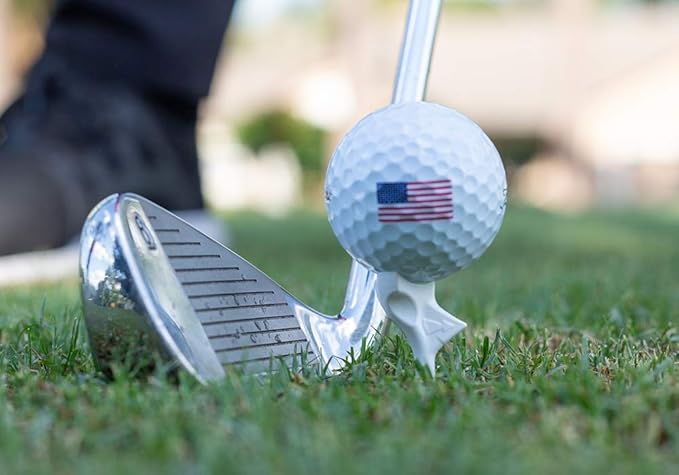 Flightpath Diamond Golf Tees – Patented Design to Reduce Spin for Long, Straight Drives – Low-Friction Long Tees, Robotically Tested for Ball Spin – USGA Approved Performance